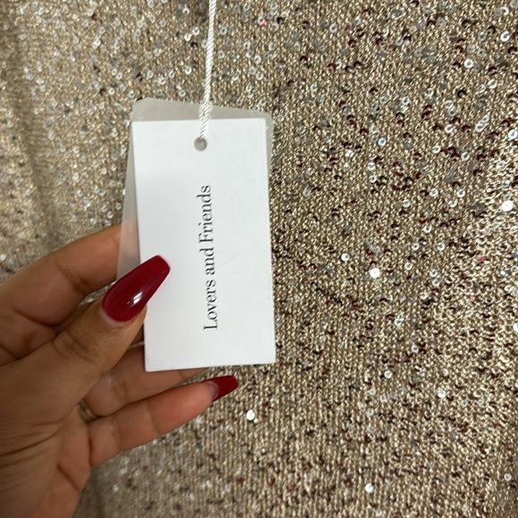 Lovers and Friends Rossa Maxi Dress in Champagne - Picture 8 of 8